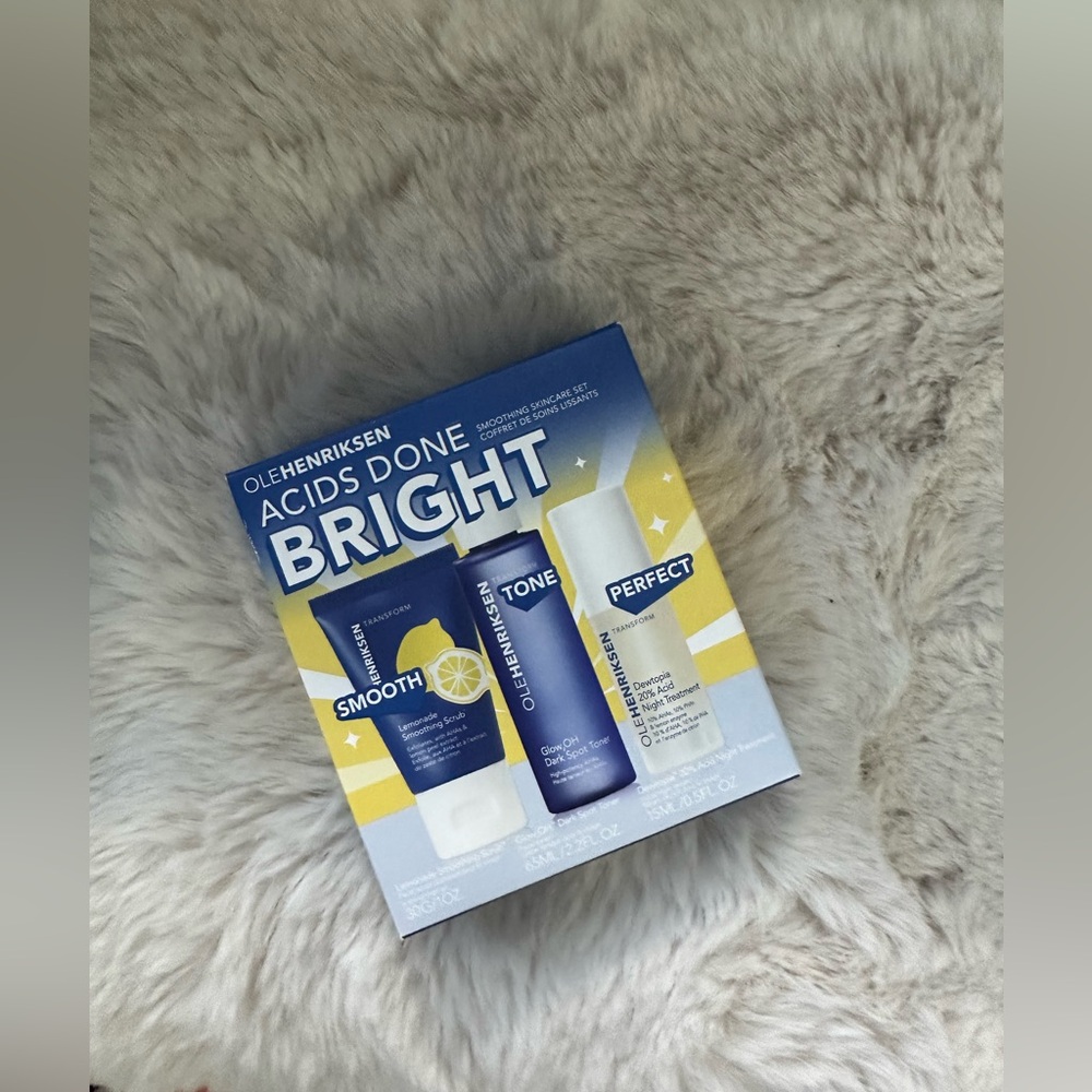 Ole Henriksen Acids Done Bright Skincare Set NWT